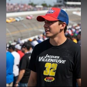 Vintage Jacques Villeneuve racing T-shirt